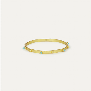 Tanrica Gold & Turquoise Bracelet