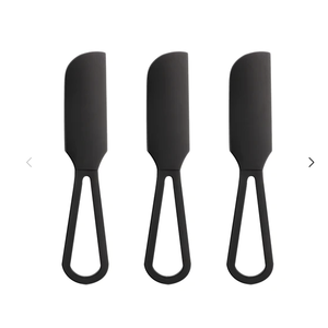 Orson Black 3pc Spreader Knife Set