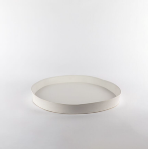 Lotus Platter White - Large 38cm