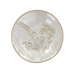 Oshi Ceramic Trinket Dish 11x3cm Ivory