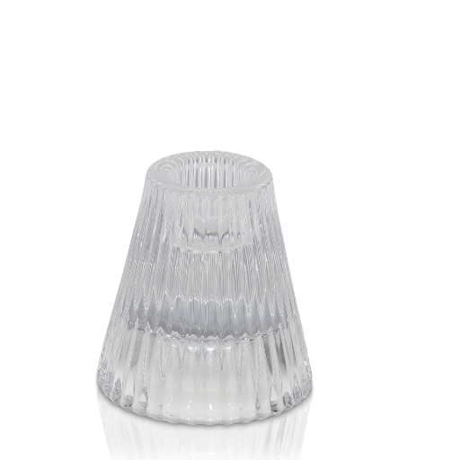 Carlo Vintage Candle Holder - Clear