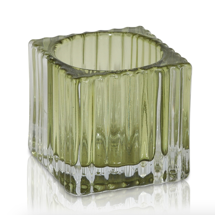 Gio Vintage Tealight Holder - Moss