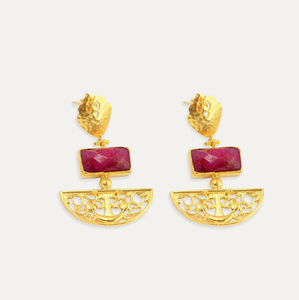 Artemis Ruby Earrings