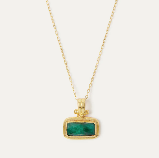 Noa Emerald Pendant Necklace