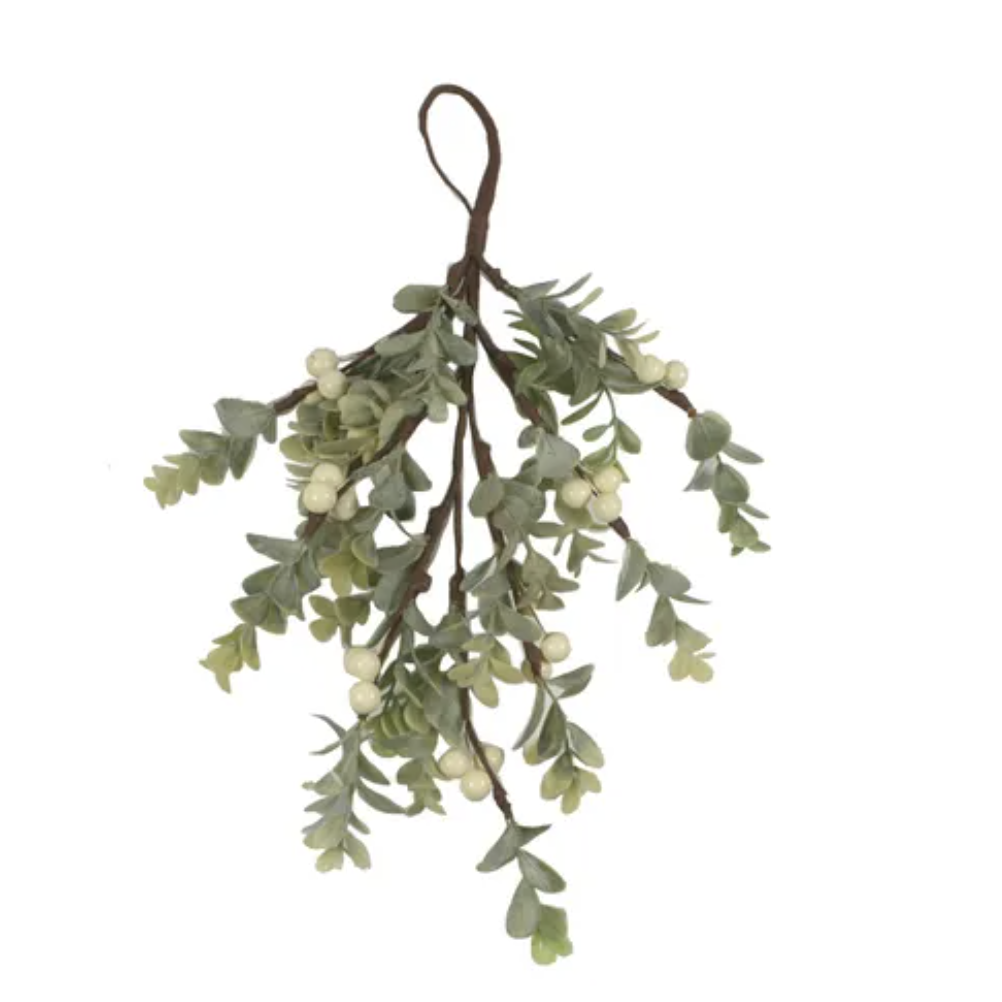 Berry/Leaf Door Hang 36cm - Green/White