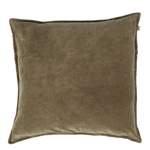 Velvet Euro Cushion Sage 60x60