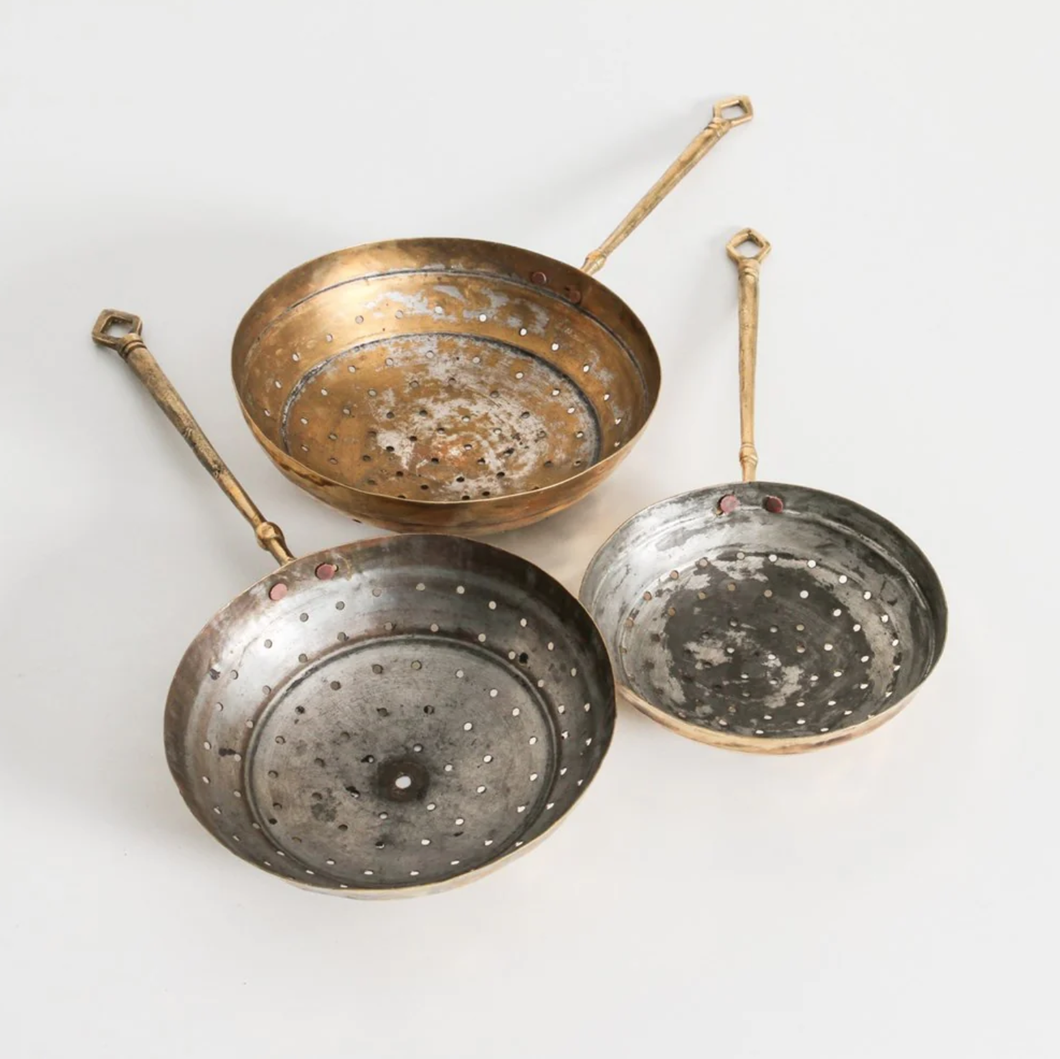 Indian Brass Frying Pan