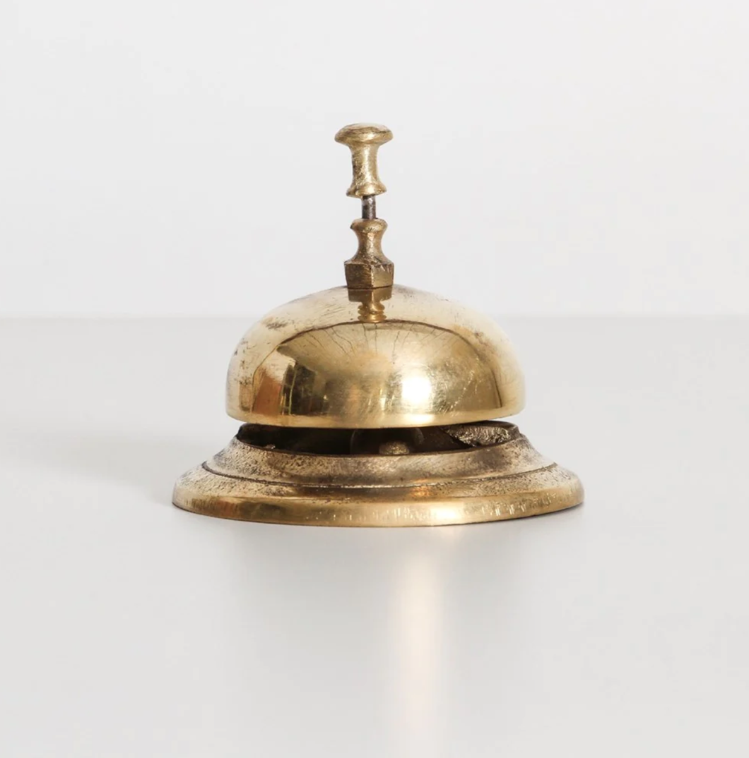 Indian Brass Counter Bell - Plain