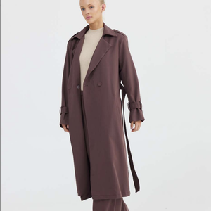 Evie Trench Coat - Cacao