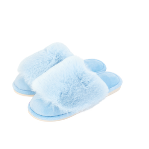 Cosy Luxe Slippers - Sky S/M