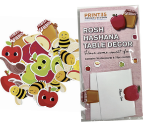 Rosh Hashanah Place Card & Confetti Sets