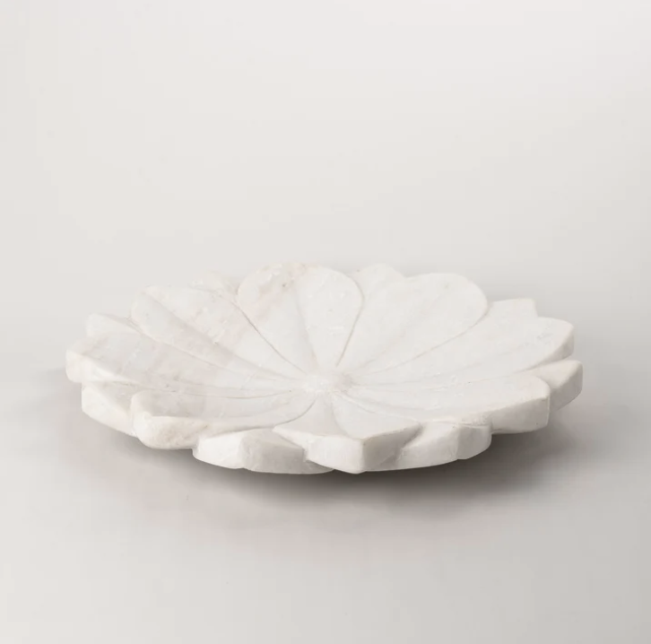 Marble Lotus Bowl 23cm/9