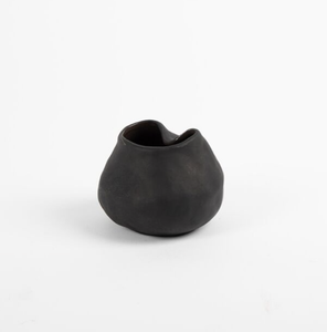 Gaia Vase Black - Small 10x7cm