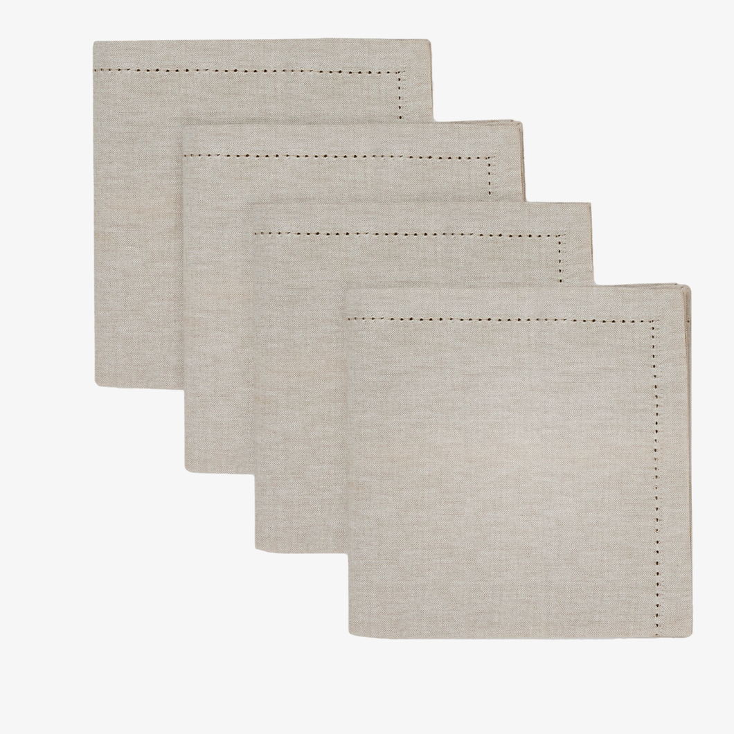 Jetty Oatmeal Napkin Set of 4