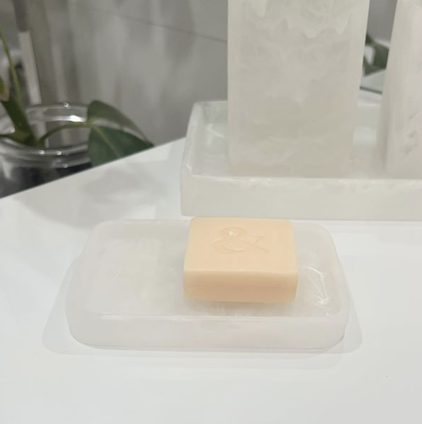 Resin Soap Dish13x9x2cm - White