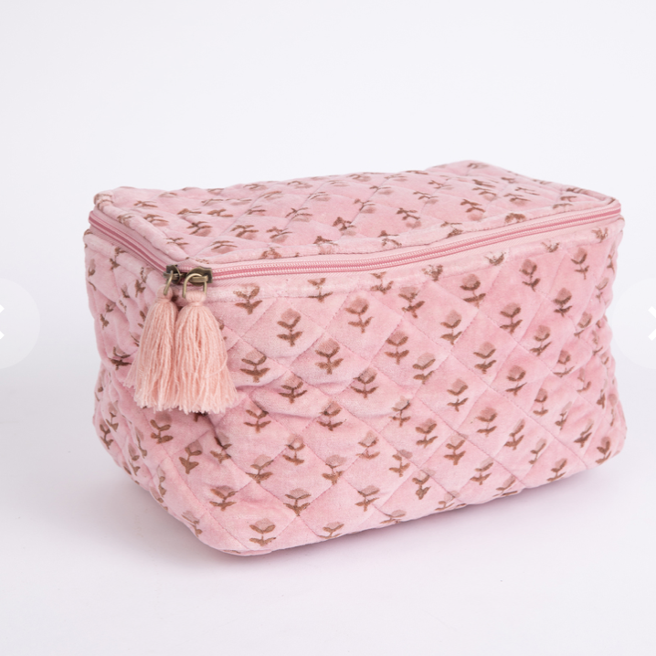 Large Cosmetic/Toiletry Bag - Strawberry Fields
