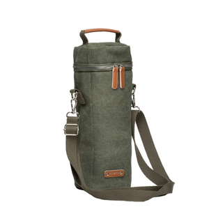 Kayce Olive Green Insulated Single Wine