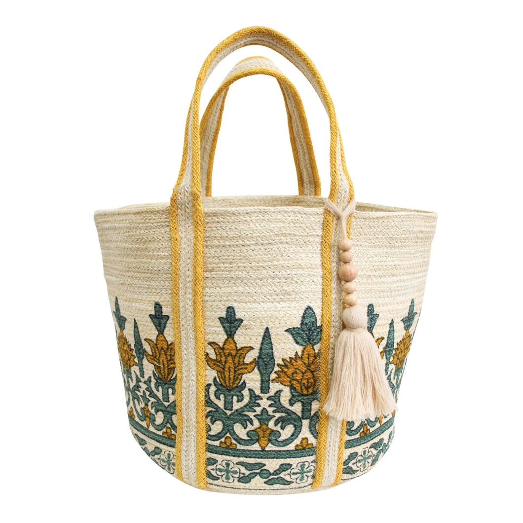 Fia Jute Shopper Bag 49x32x36cm