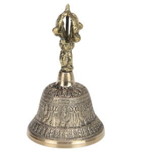 Tibetan Brass Bell 13cm