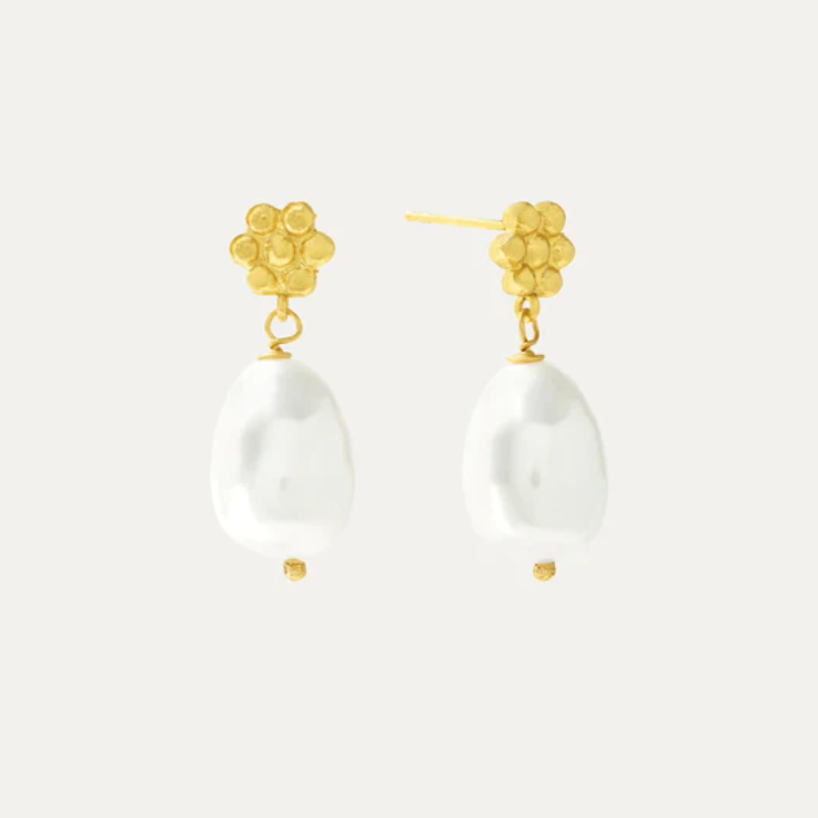 Mavis Mallorca Pearl Drop Earrings