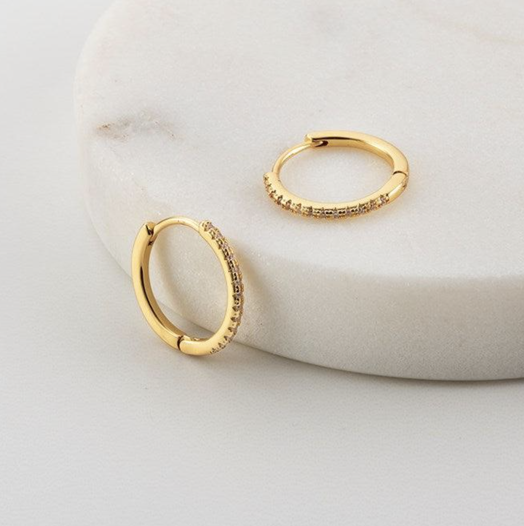 Tilly Hoop Earrings - Gold