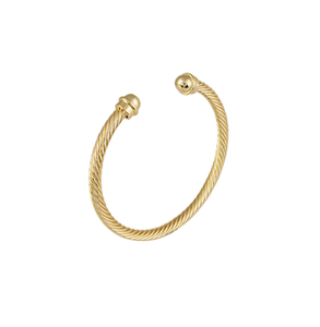 Selita Gold Open Bracelet