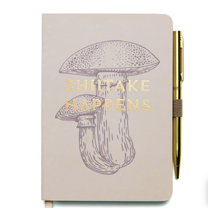 Vintage  Sass  Notebook  with  Pen  -  Shiitake Happens