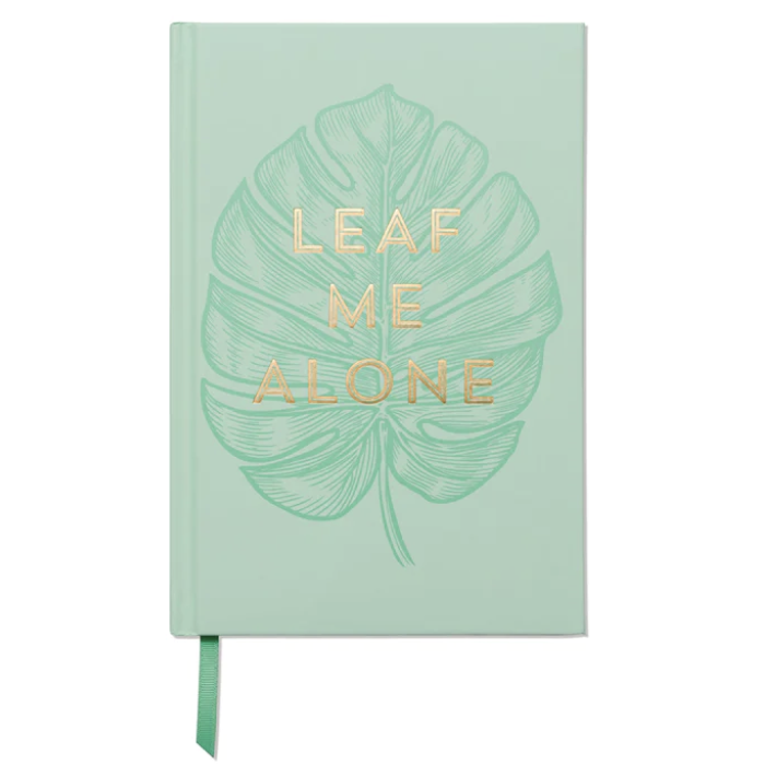 Vintage Sass Journal - Leaf Me Alone