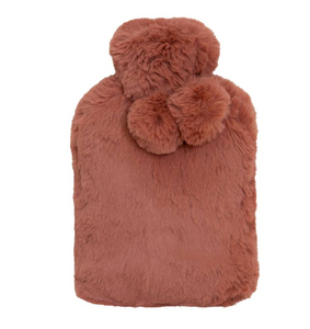 Amara Hot Water Bottle & Cover - Clay Pink