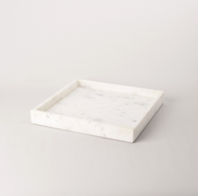 Load image into Gallery viewer, Square Marble Tray 20x20
