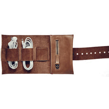 Load image into Gallery viewer, Afternoons With Albert Cord Roll - Tan Leather
