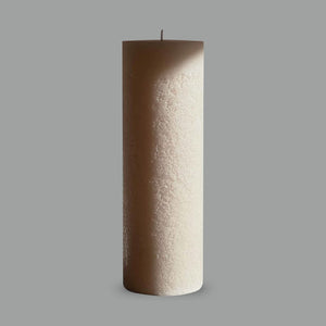 Textured Sandstone Candle - Large 10x30