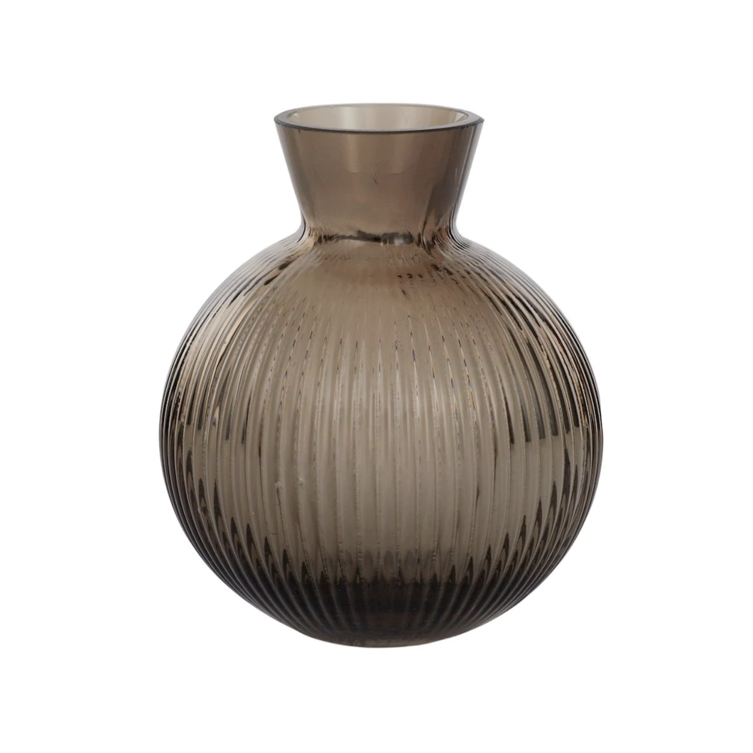 Thornton Glass Vase 10x12cm Chestnut