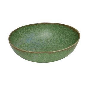 Wabisabi Green - Medium Oval Bowl 17x15x5cm
