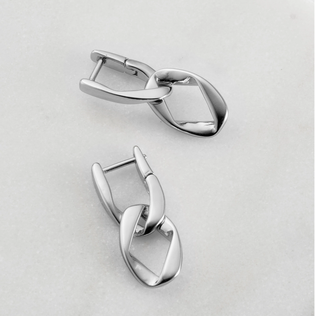 Zafino Pia Earrings - Silver