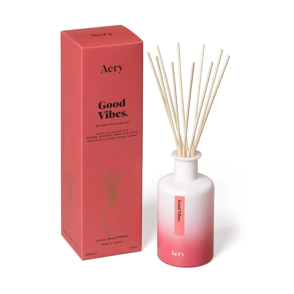Aery Aromatherapy Reed Diffuser - Good Vibes