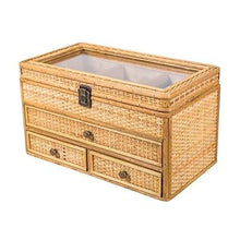 Load image into Gallery viewer, Rattan Jewellery Box 36x20x20cm
