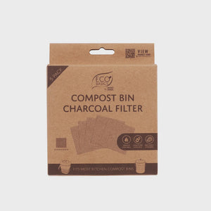 Eco Basics Compost Kitchen Waste Bin Charcoal Filters 5pk
