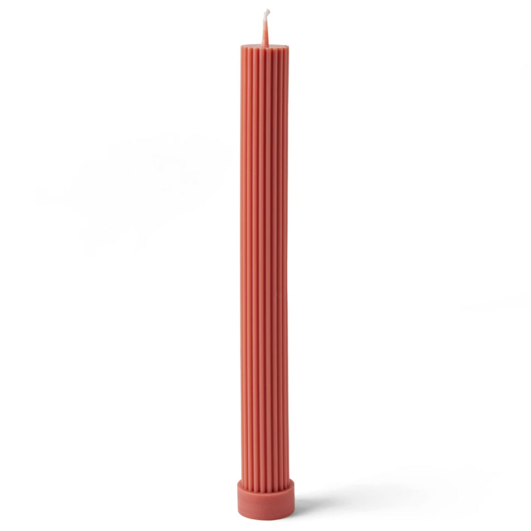 Pillar Candles Dinner Candle - Coral