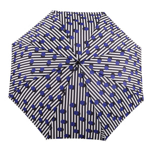 Duck Umbrella Compact ­- Polkastripe