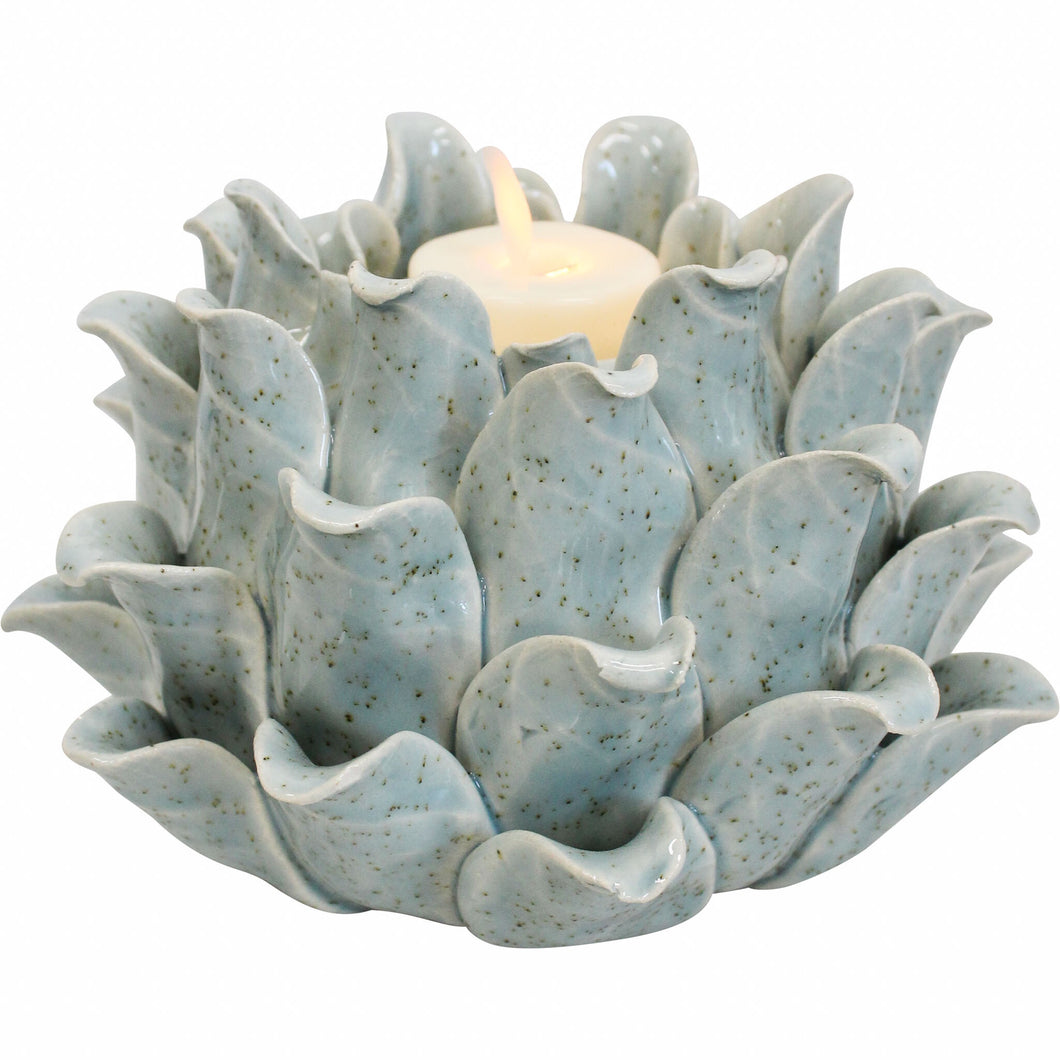 Succulent Flora Tealight Holder Lagoon