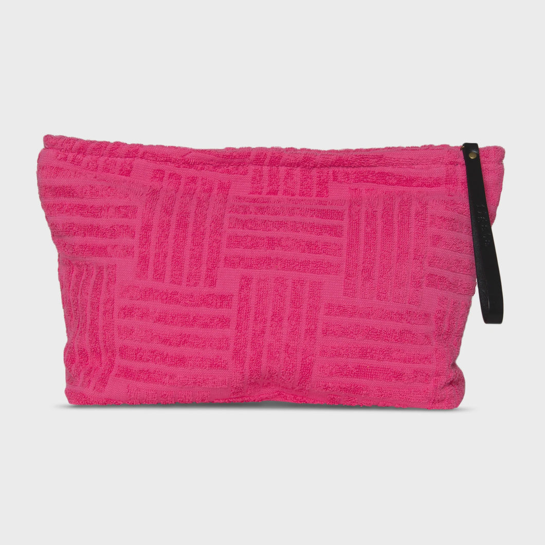 Dolce Terry Pouch - Lampone