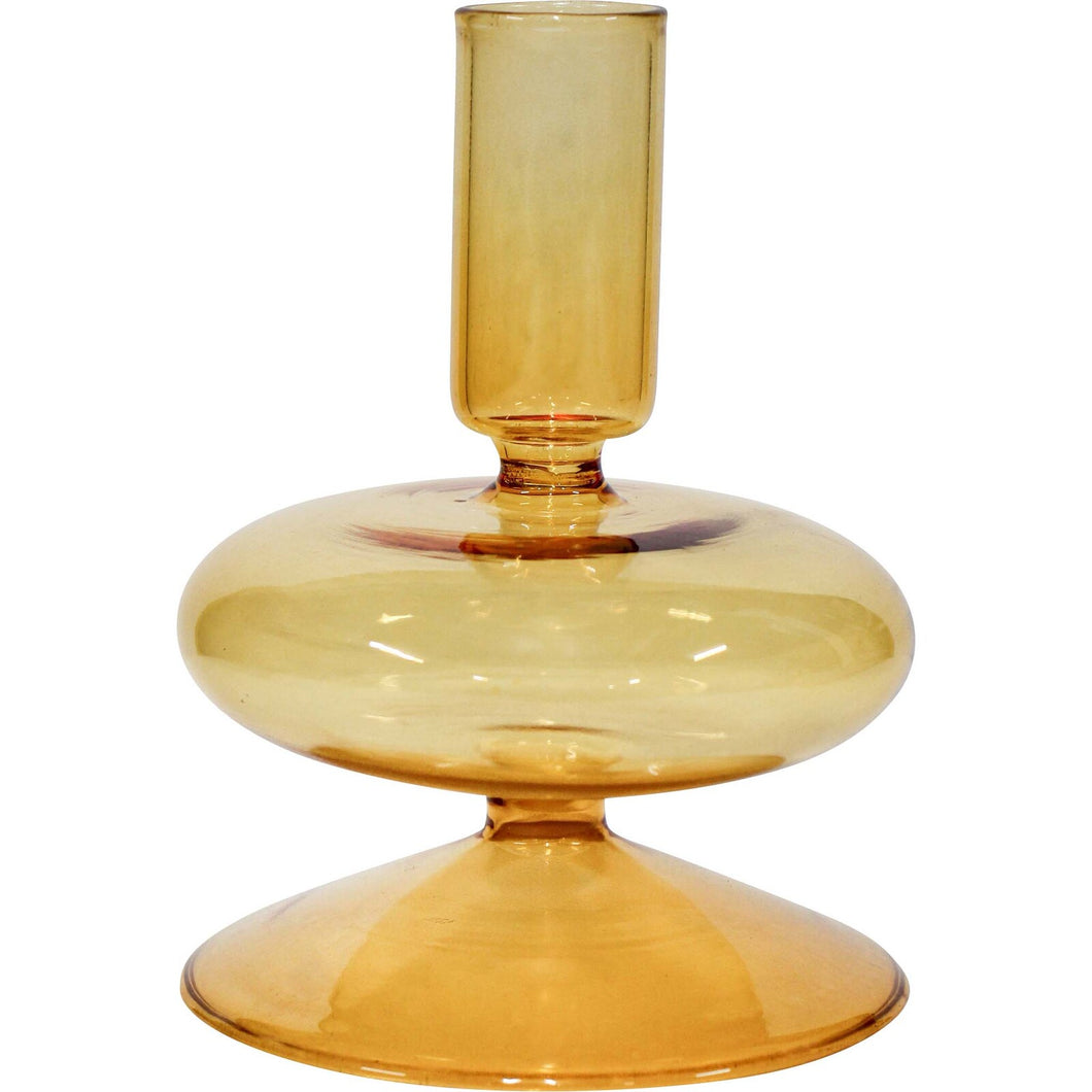 Glass Candlestick Gia Marigold