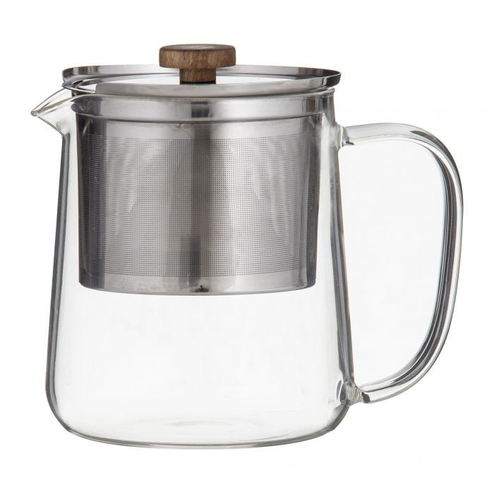 Glass Teapot 1.2l with S/S Dual Infuser