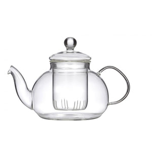 Chrysanthemum Glass Teapot with Glass Filter - 4 cup/800ml
