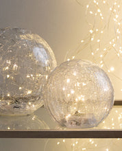 Load image into Gallery viewer, Capella LED Crackle Glass Ball 20cm
