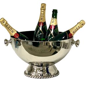 Rope Edge Champagne Bucket with Knobs 37x23cm