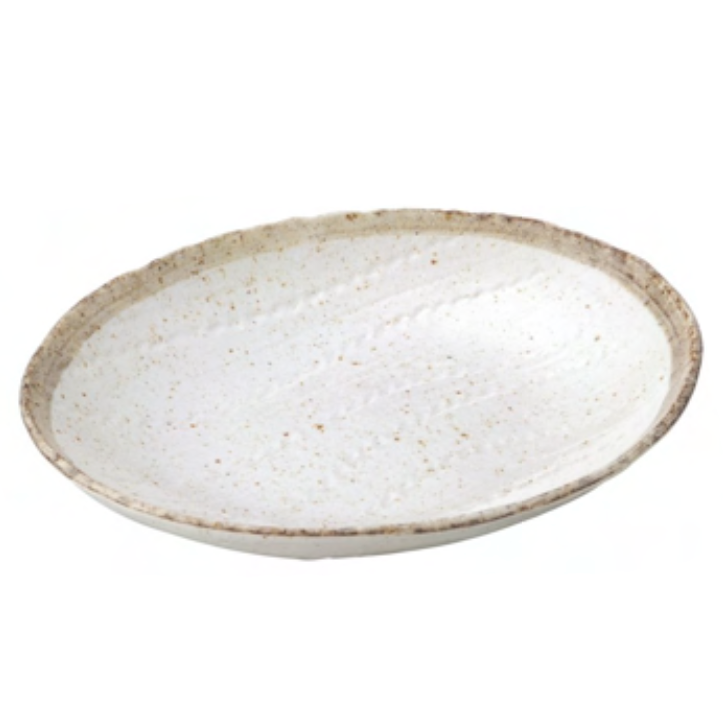 Shirokaratsu - Large Oval Plate