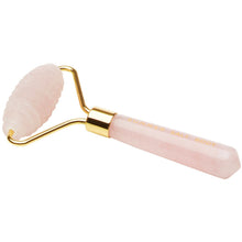 Load image into Gallery viewer, Spiky Rose Quartz Facial Roller
